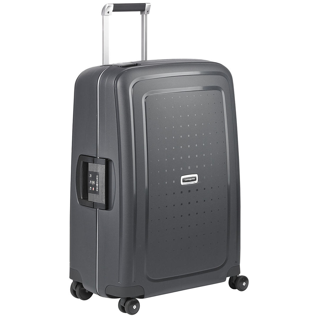 Чемодан пластиковый на защелках samsonite