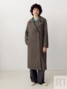 Пальто с мембраной изумрудно-коричневое Pompa