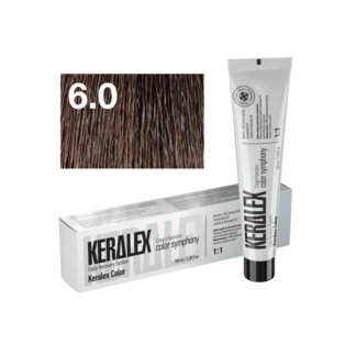 Краситель для волос KERALEX 6.0 Светлый шатен натуральный, 100 мл