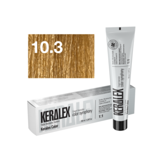 Краситель для волос KERALEX 10.3 Очень светлый блондин золотистый, 100 мл
