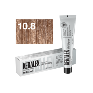 Краситель для волос KERALEX 10.8 Очень светлый блондин перламутровый 100 мл
