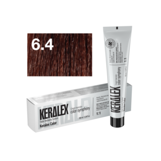 Краситель для волос KERALEX 6.4 Светлый шатен медный, 100 мл