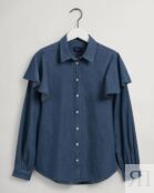 Женская рубашка Gant, синяя