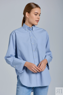 Женская рубашка Gant, голубая