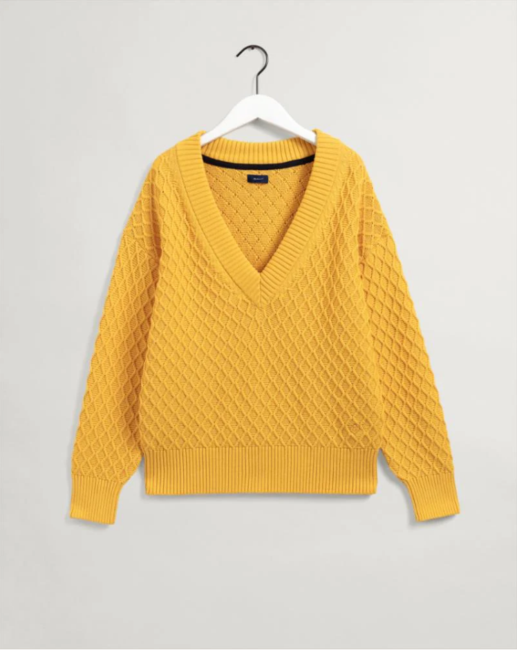 Женский пуловер Gant, желтый