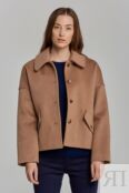 Женская куртка-рубашка Gant, коричневая