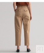 Женские брюки чинос Gant, коричневые