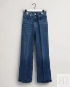 Женские джинсы прямые Gant, синие