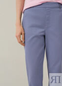 Свободные брюки с поясом на резинке, Синий O`Stin