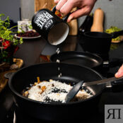 Сковорода глубокая индукционная AMT Frying Pans Titan 24см AMT I-724FIX фото 4