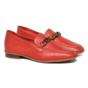 Женские лоферы Clarks, красные