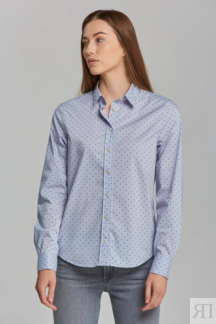 Женская рубашка Gant, голубая