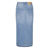 Юбка из джинсовой ткани с высокой посадкой  XS синий