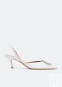 Туфли AMINA MUADDI Camelia slingback pumps, белый CAMELIASLING60-NAPWHI | White фото 1