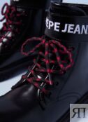 Детские высокие ботинки Pepe Jeans London, черные