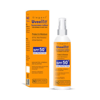 ELEGANT COSMED Солнцезащитный лосьон SPF 50+ для нормальной и сухой кожи Uv