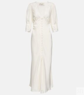 Платье макси Bridal Simone с вышивкой RIXO, белый
