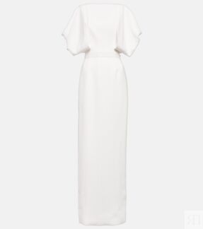 Платье макси Bridal Clementine из крепа ROKSANDA, белый