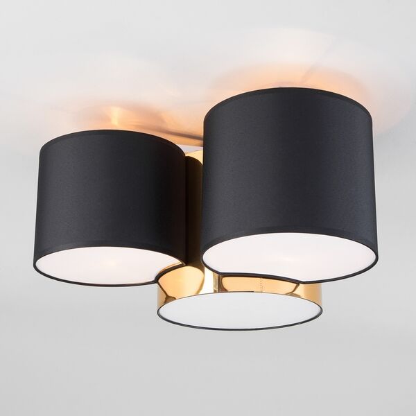 Потолочная люстра TK Lighting Mona 3445 Black / Gold 3445 Mona Black / Gold фото 1