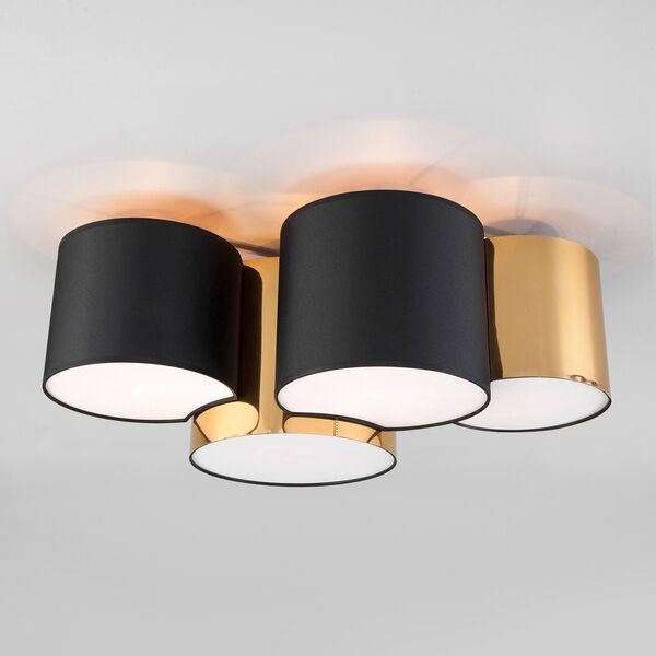 Потолочная люстра TK Lighting Mona 3446 Black / Gold 3446 Mona Black / Gold фото 1