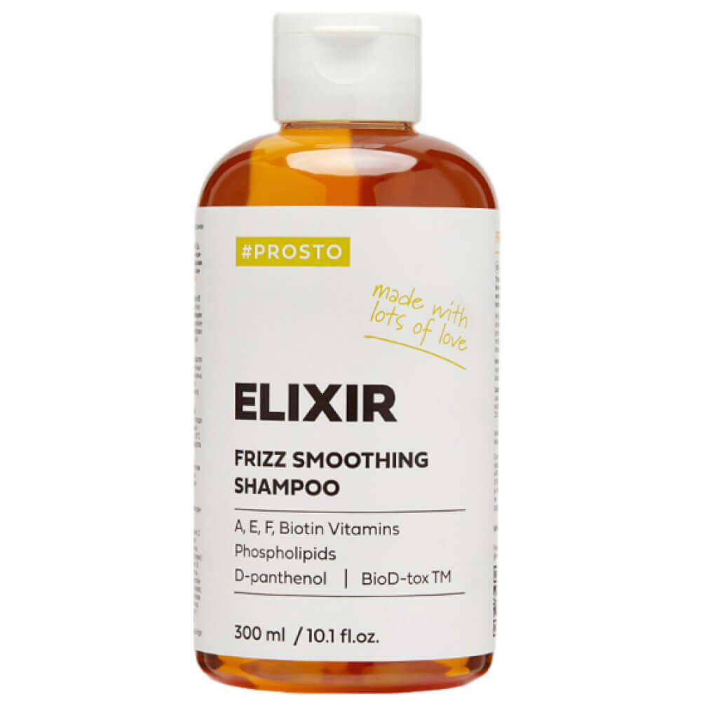 Шампунь для волос PROSTO Cosmetics ELIXIR Frizz Smoothing Shampoo фото 1