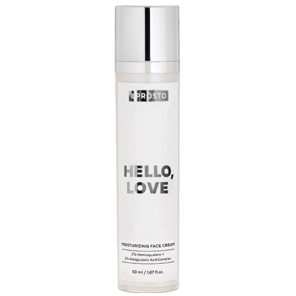 Крем для лица PROSTO Cosmetics HELLO, LOVE Moisturizing Face Cream фото 1