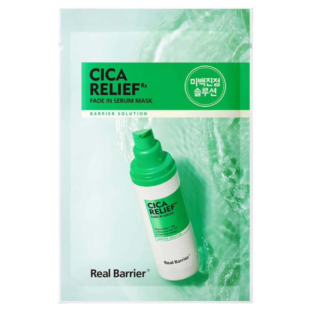 Тканевая маска Real Barrier Cica Relief RX Fade In Serum Mask фото 1