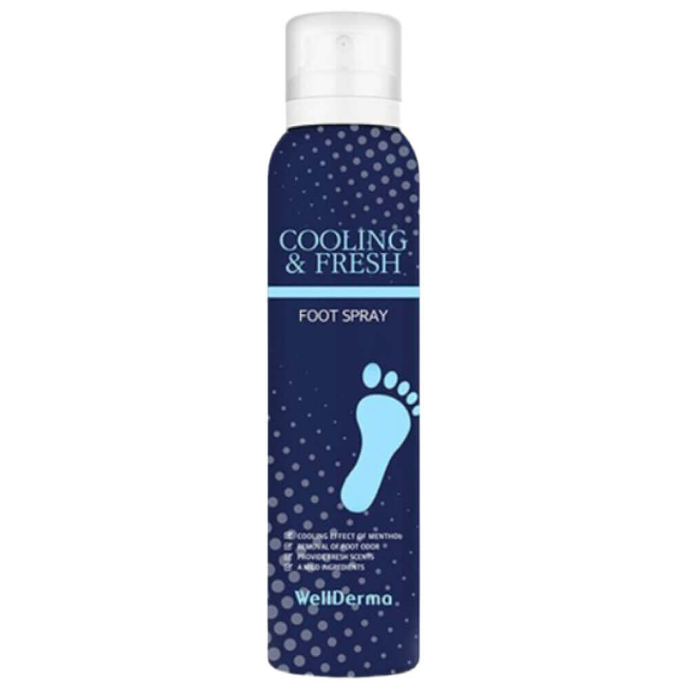 Спрей для ног WellDerma Foot Spray Cooling & Fresh фото 1