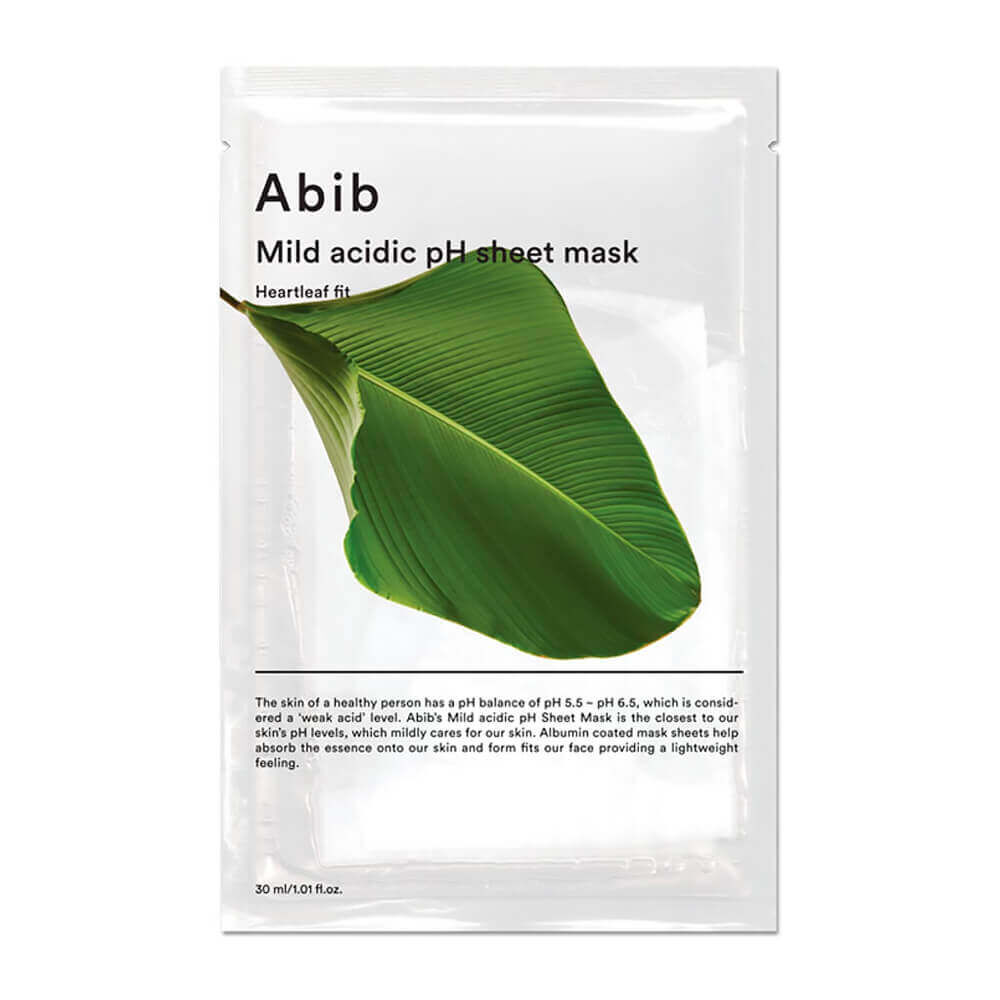 Маска для лица Abib Mild Acidic pH Sheet Heartleaf Fit Mask фото 1