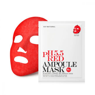 Тканевая маска So Natural 5.5 Red Ampoule Mask