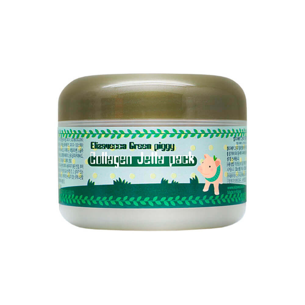 Ночная маска для лица Elizavecca Green Piggy Collagen Jella Pack фото 1