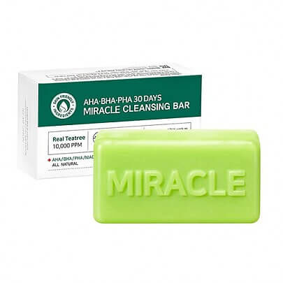 Мыло для умывания SOME BY MI AHA-BHA-PHA 30 Days Miracle Cleansing Bar фото 1