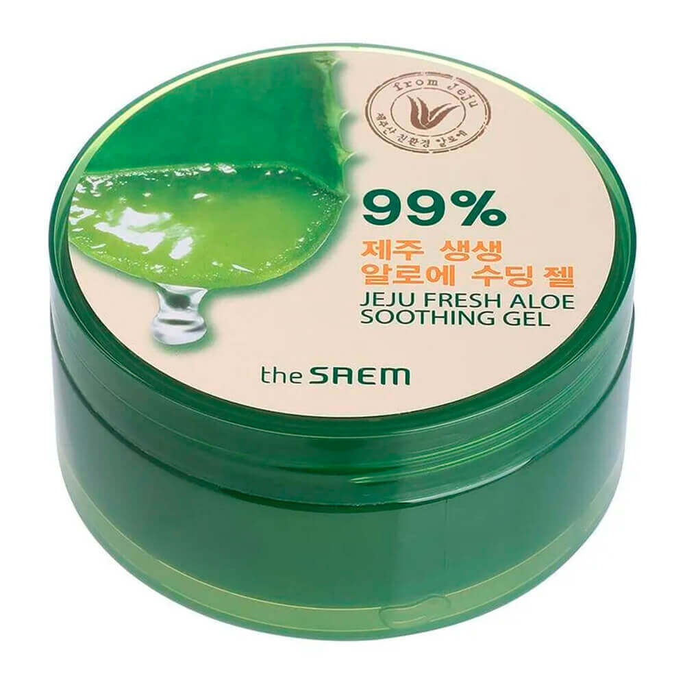Гель алоэ The Saem Jeju Fresh Aloe Soothing Gel 99% фото 1