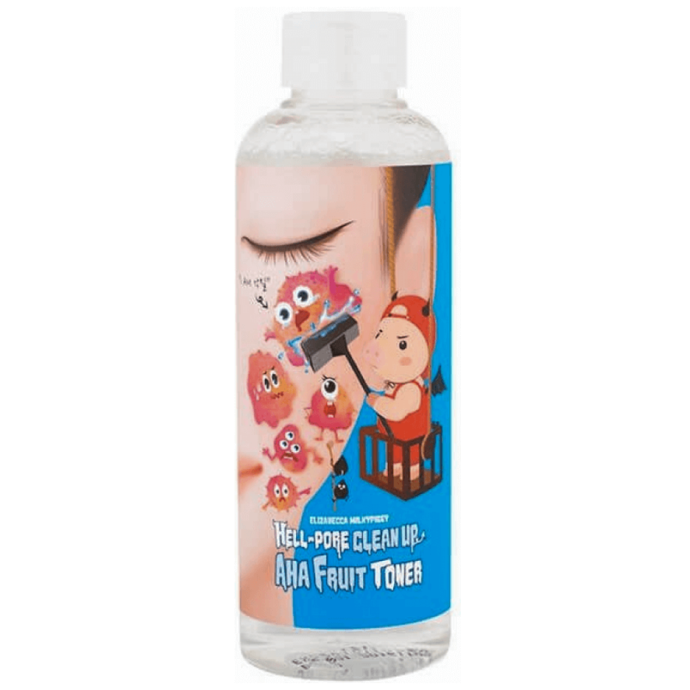 Тонер-пилинг для лица Elizavecca Hell-Pore Clean Up Aha Fruit Toner