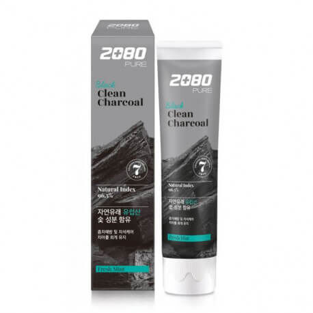 Зубная паста Dental Clinic 2080 Black Clean Charcoal Toothpaste