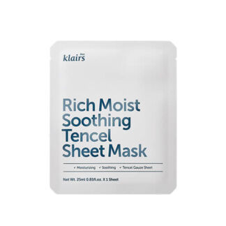 Тканевая маска Dear, Klairs Rich Moist Soothing Tencel Sheet Mask