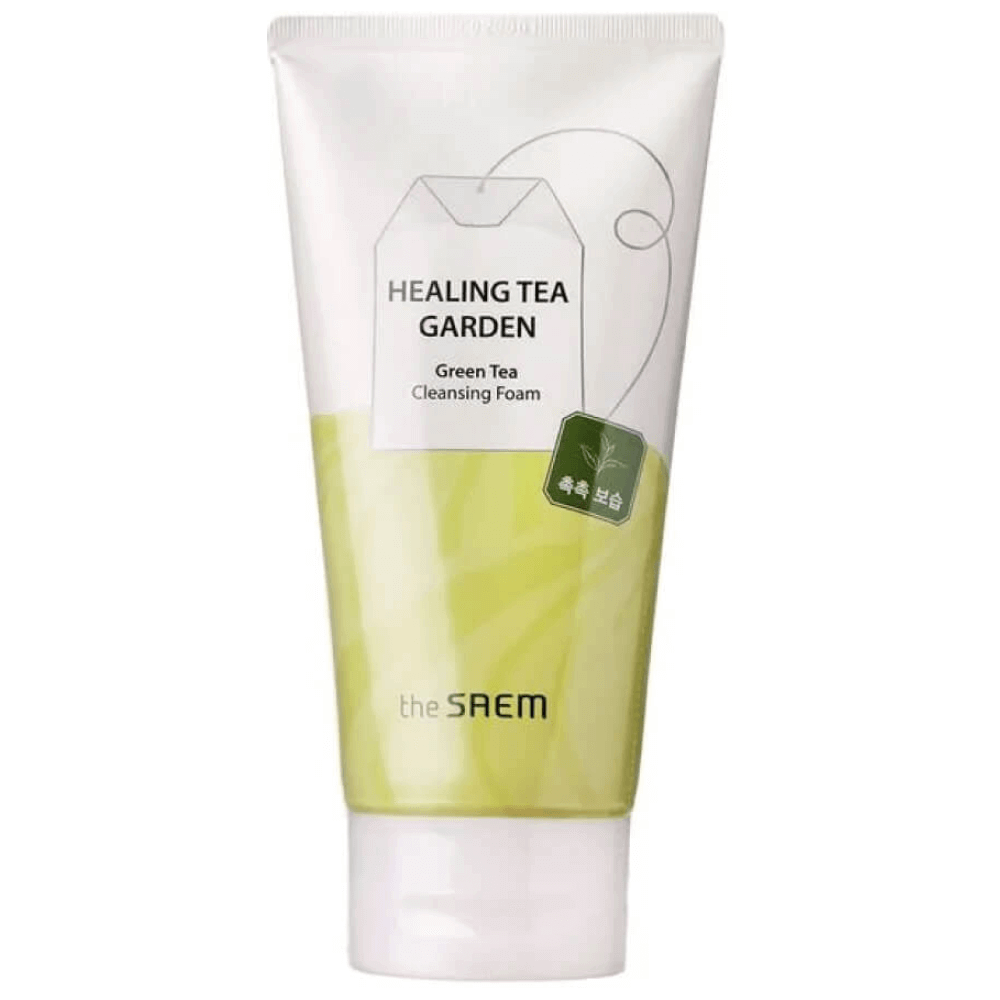 Пенка для умывания The Saem Healing Tea Garden Green Tea Cleansing Foam фото 1