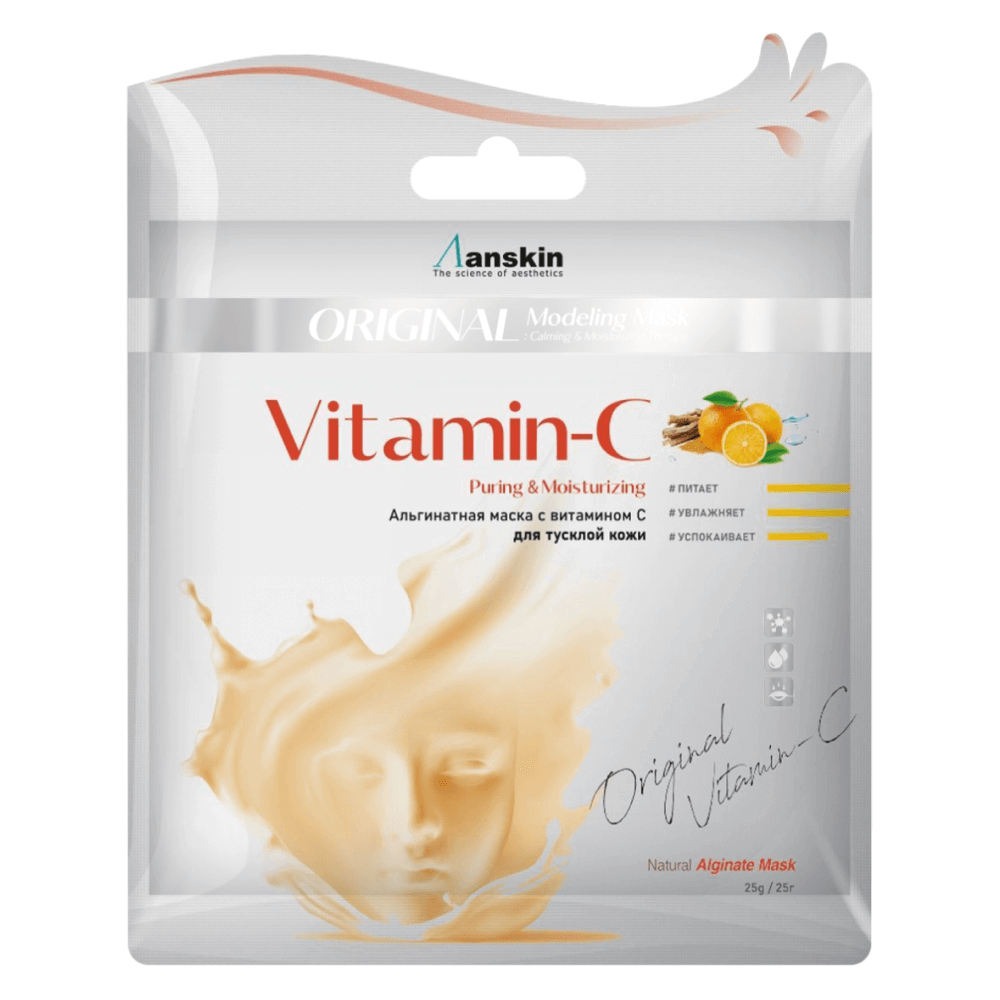 Альгинатная маска Anskin Vitamin-C Modeling Mask 25 гр фото 1