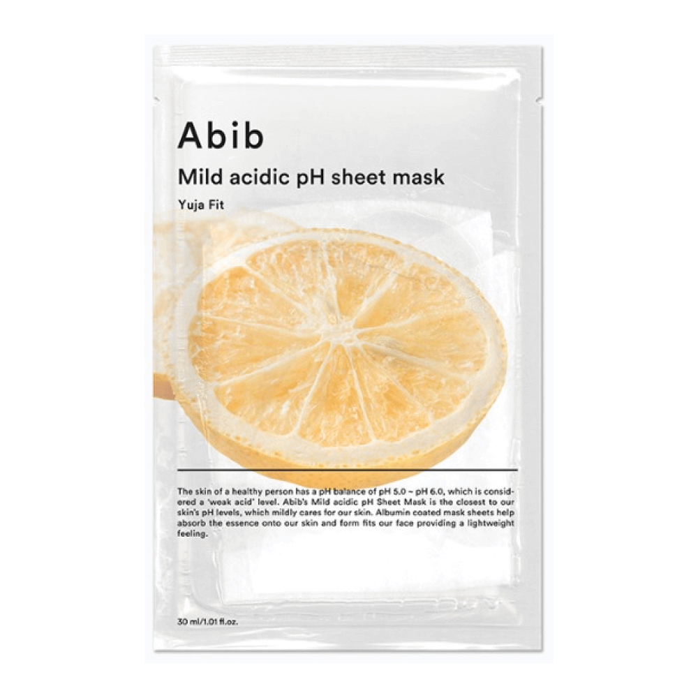 Маска для лица Abib Mild Acidic pH Sheet Mask Yuja Fit фото 1