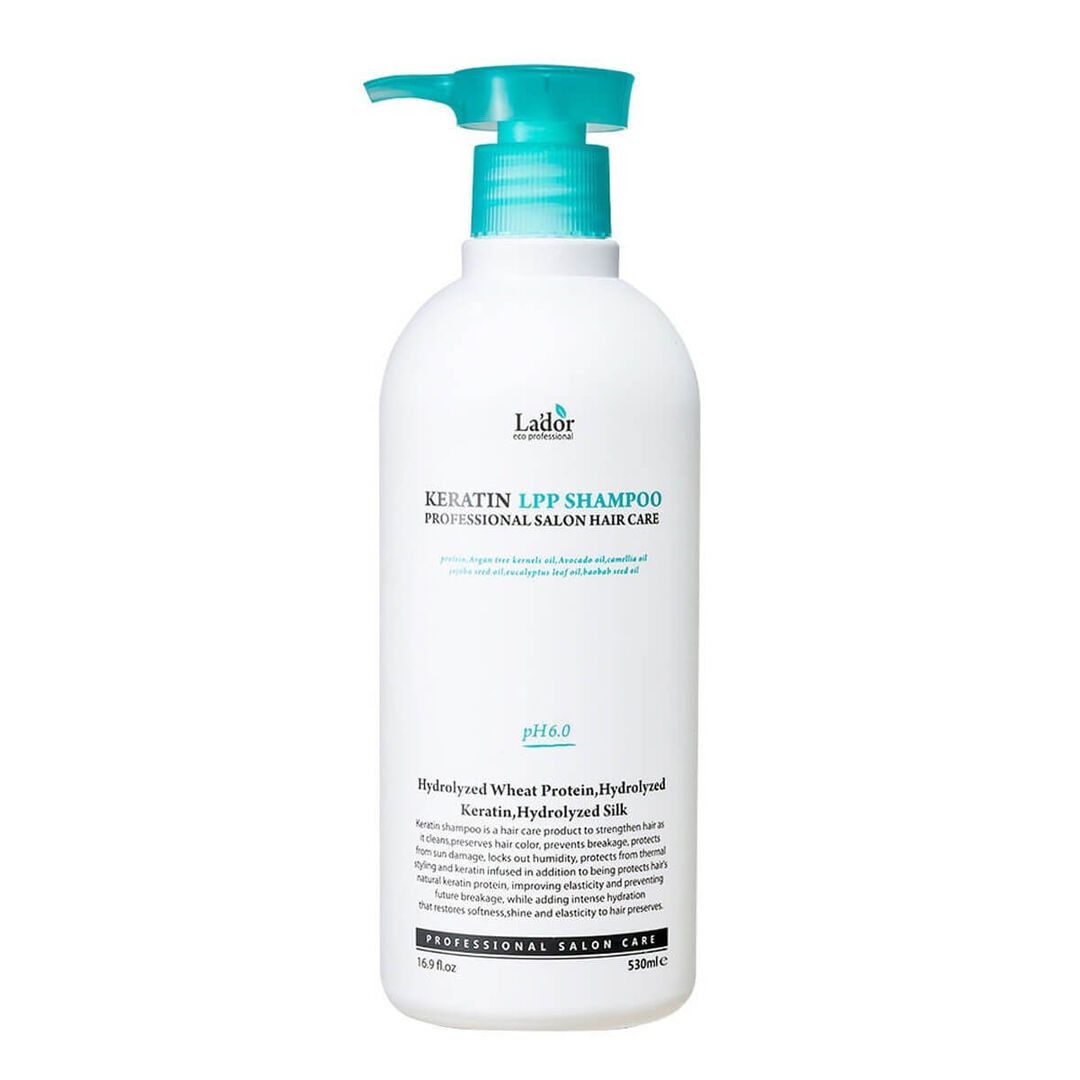 Безсульфатный шампунь для волос Lador Keratin LPP Shampoo