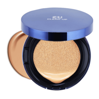 Тональный кушон CUSKIN Clean-Up Skinfit Cushion Pact SPF 50 PA++++ Тон 23