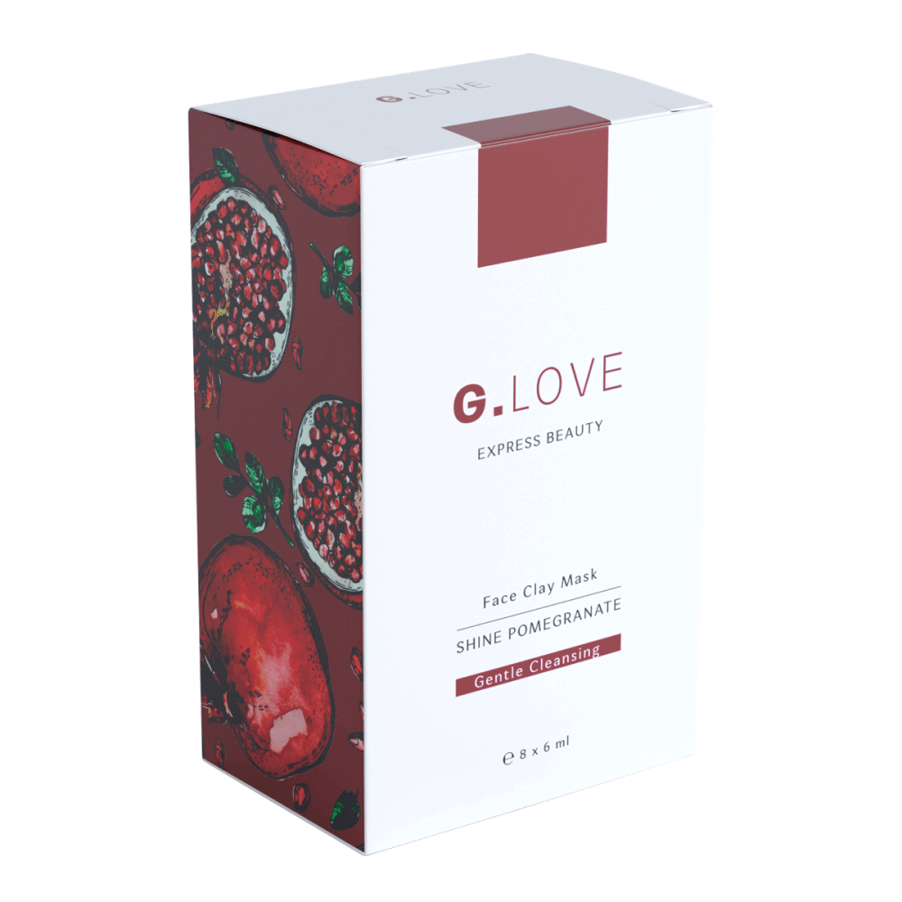 Маска для лица G.Love Face Clay Mask Shine Pomegranate фото 1