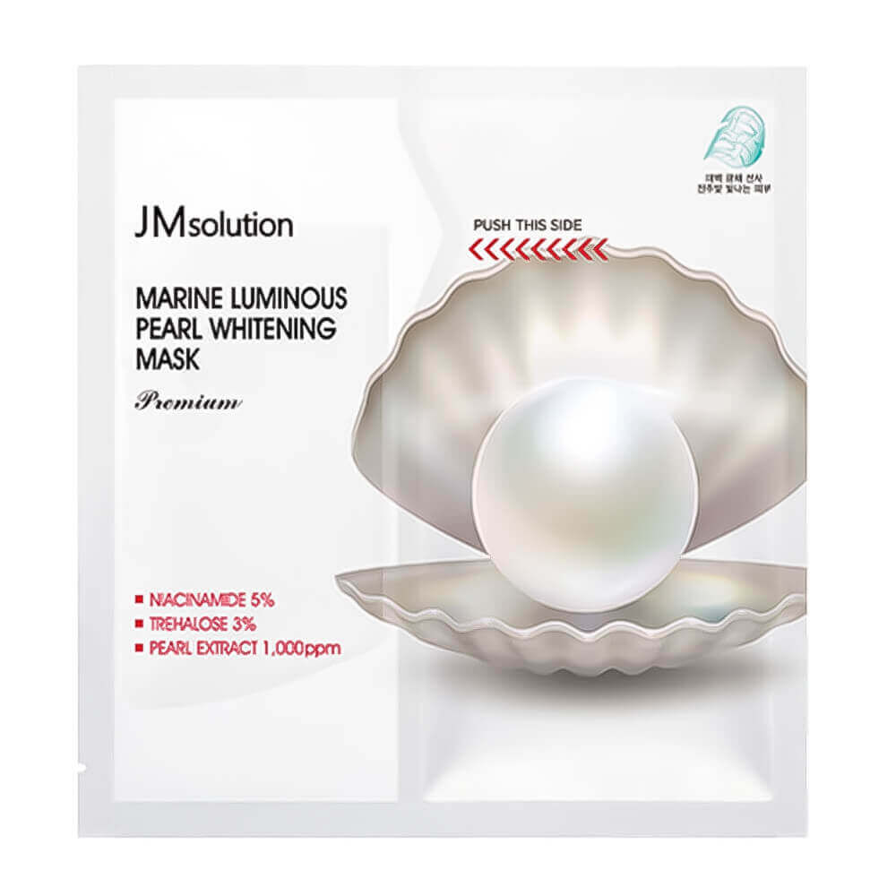 Маска для лица JM Solution Marine Luminous Pearl Whitening Mask Premium фото 1