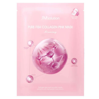 Маска для лица JM Solution Pure Fish Collagen Pink Mask