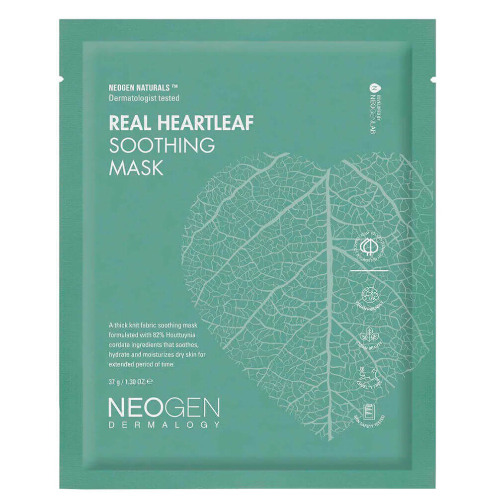 Маска для лица Neogen Dermalogy Real Heartleaf Soothing Mask фото 1