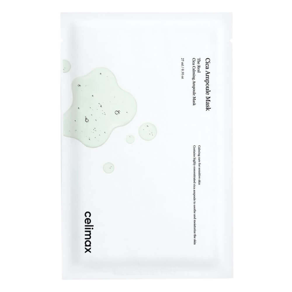 Маска для лица Celimax The Real Cica Calming Ampoule Mask фото 1