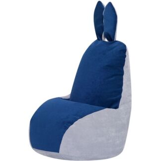 Кресло мешок Dreambag Зайчик Серо-Синий (Классический) 19128
