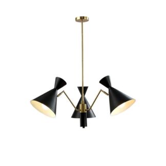 Потолочная люстра Crystal Lux JOVEN SP3 GOLD/BLACK