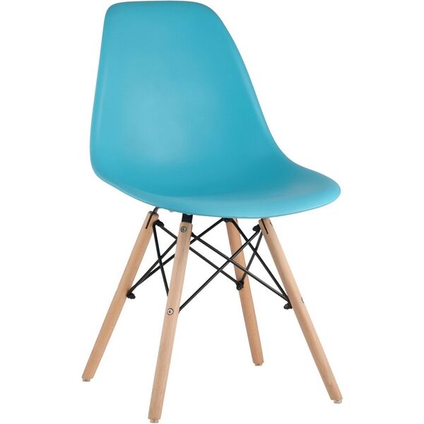 Стул бирюзовый Eames DSW УТ000000181 Stool Group УТ000000181 фото 1