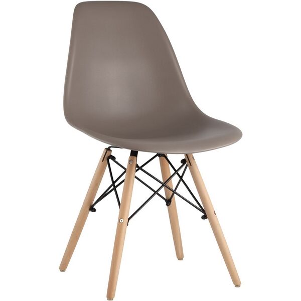 Стул темно-серый Eames DSW УТ000000671 Stool Group УТ000000671 фото 1